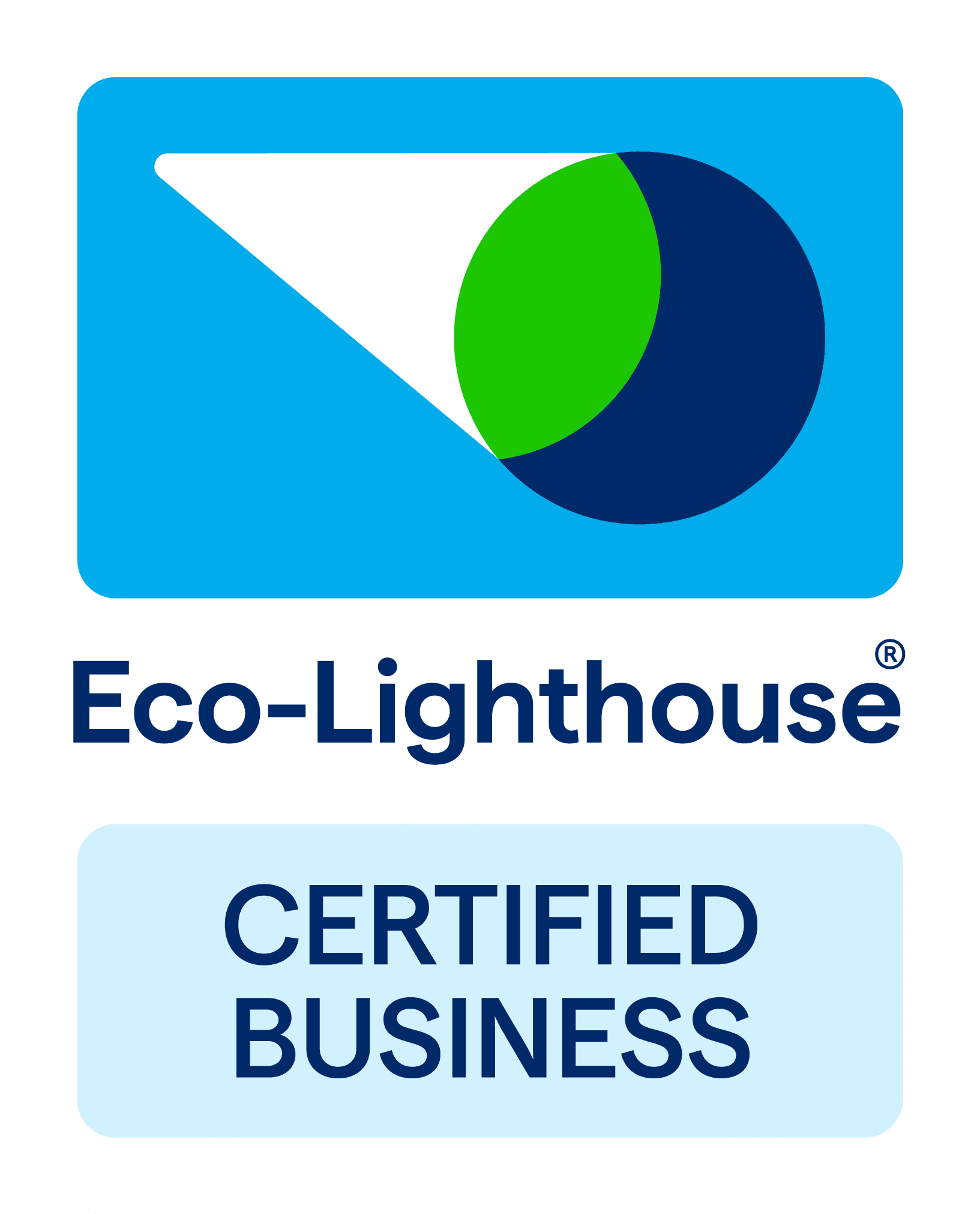 Eco-Lighthouse certification badge